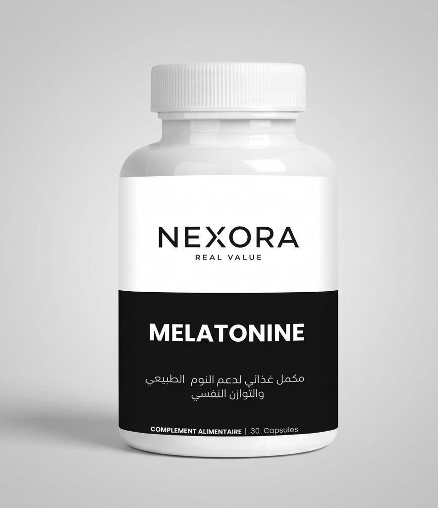 مكمل ميلاتونين نكسورا للنوم العميق - Nexora Melatonine Real Value for Deep Sleep